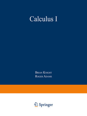 cover image of Calculus I